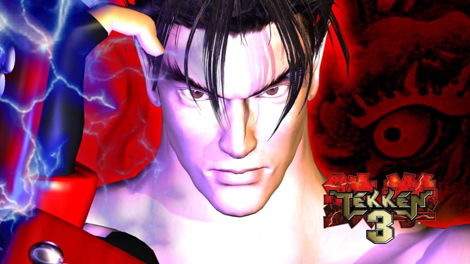 Jin Kazama appears on the cover of Tekken 3.