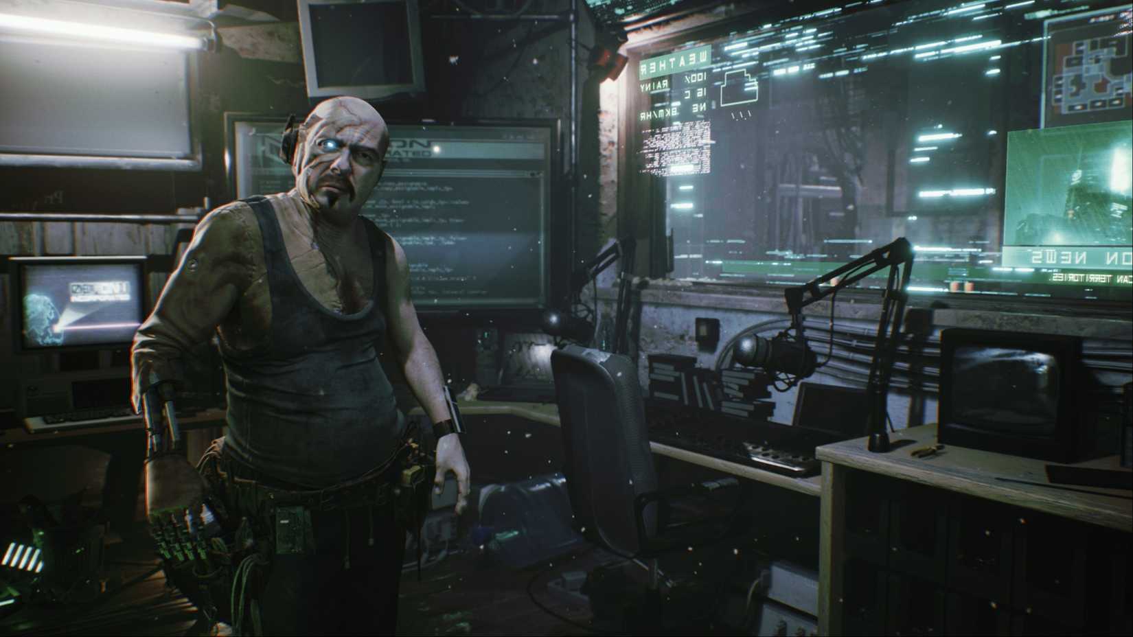 Janus, the janitor, looks at Daniel Lazarski with a worried expression in the Observer.