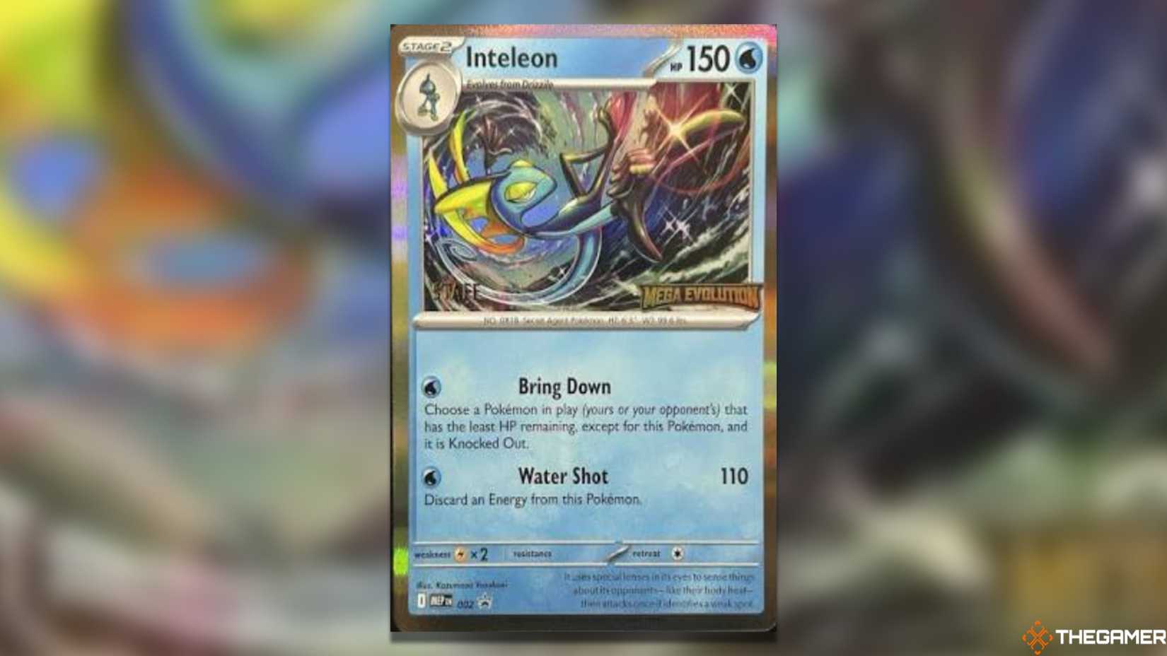 Mega Evolution promotes the Inteleon Staff from the Pokemon TCG.