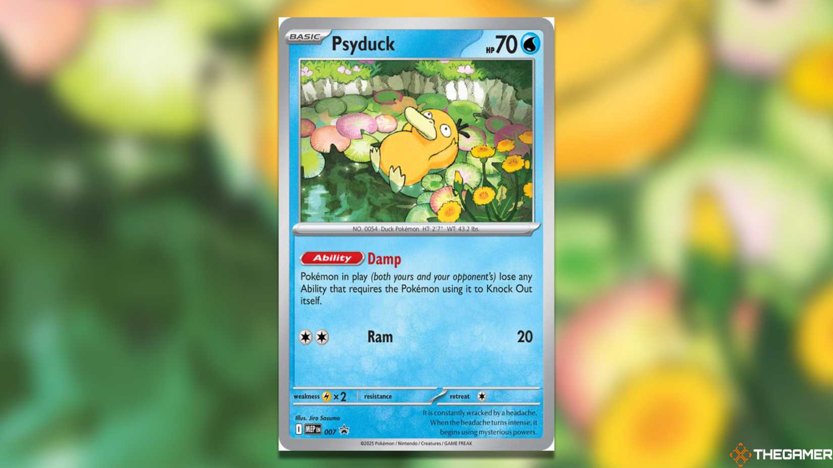 Mega Evolution promotes Psyduck from the Pokemon TCG.