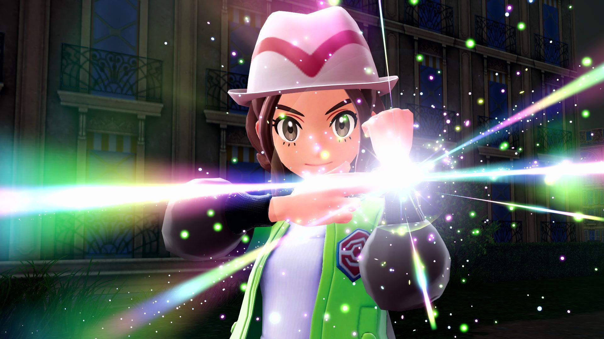 The player brings forth a mega evolution in Pokemon Legends: Z-A