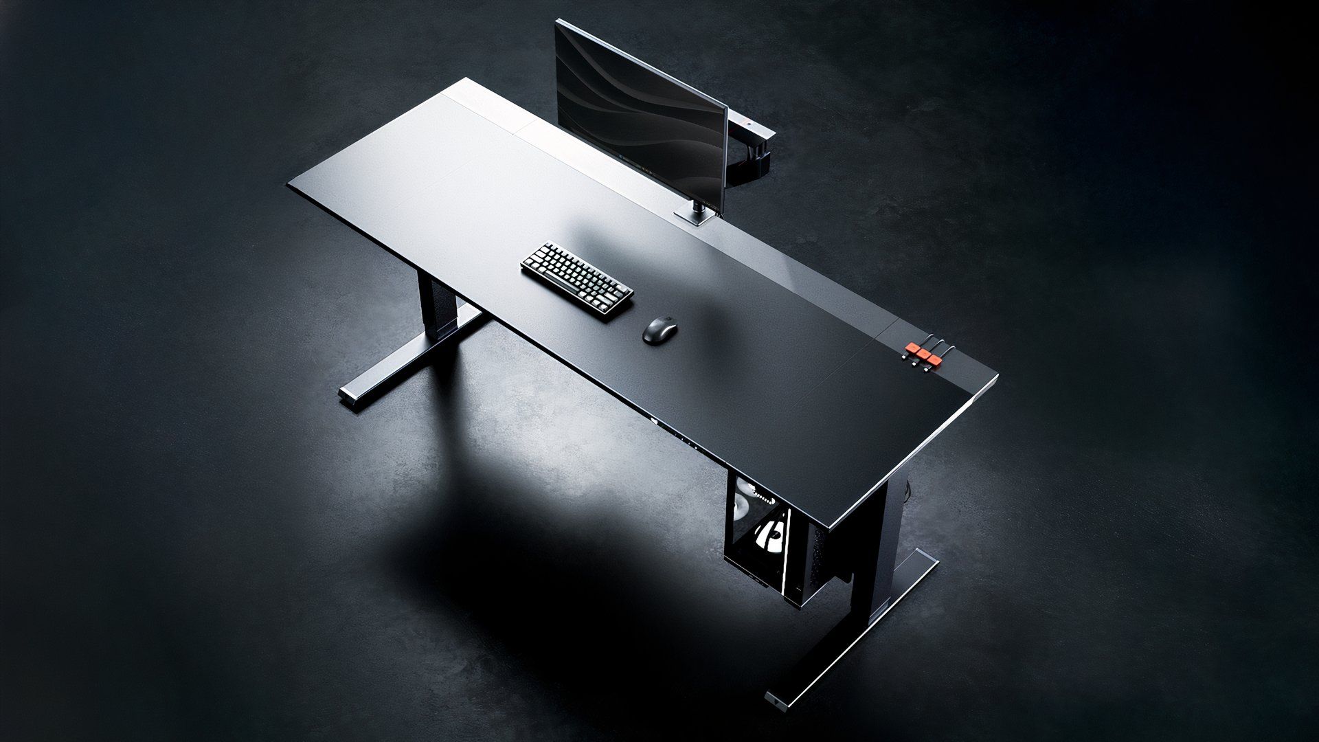 The Secretlab MAGNUS Evo desk in full.