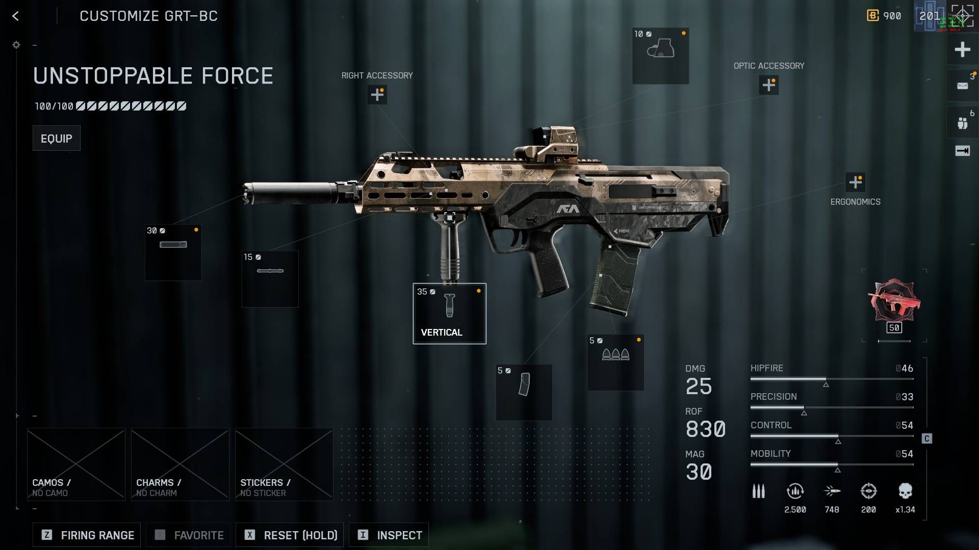 Battlefield 6 GRT unstoppable force skin.