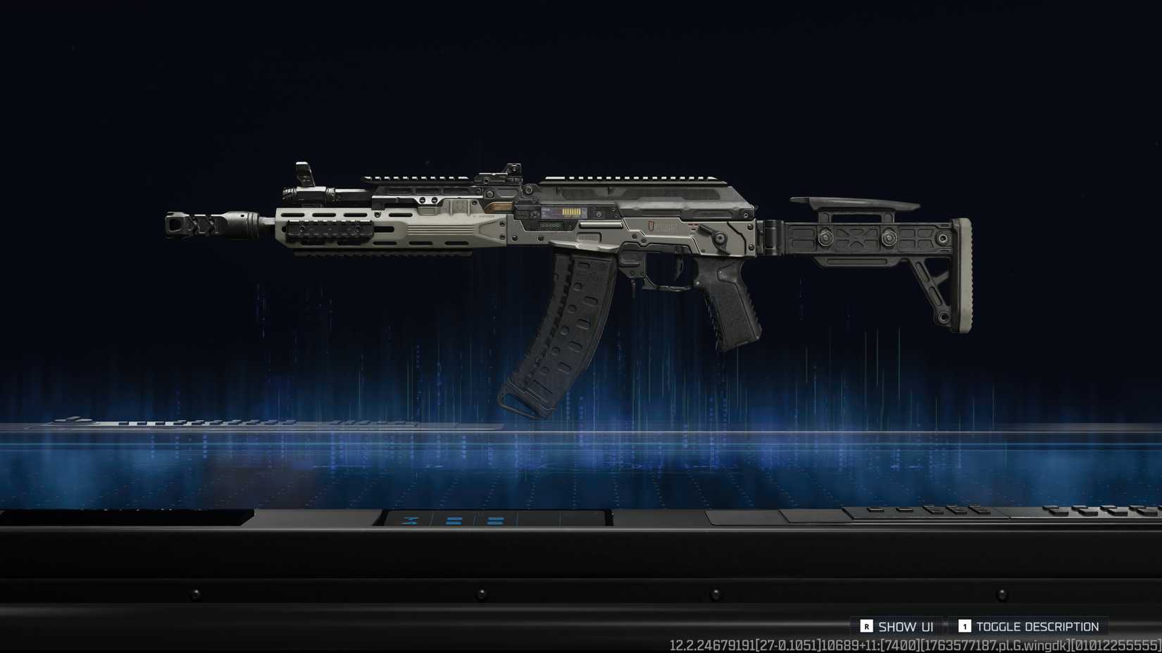 نگاهی به تفنگ تهاجمی AK-12 بدون پیوست در Call of Duty: Black Ops 7.