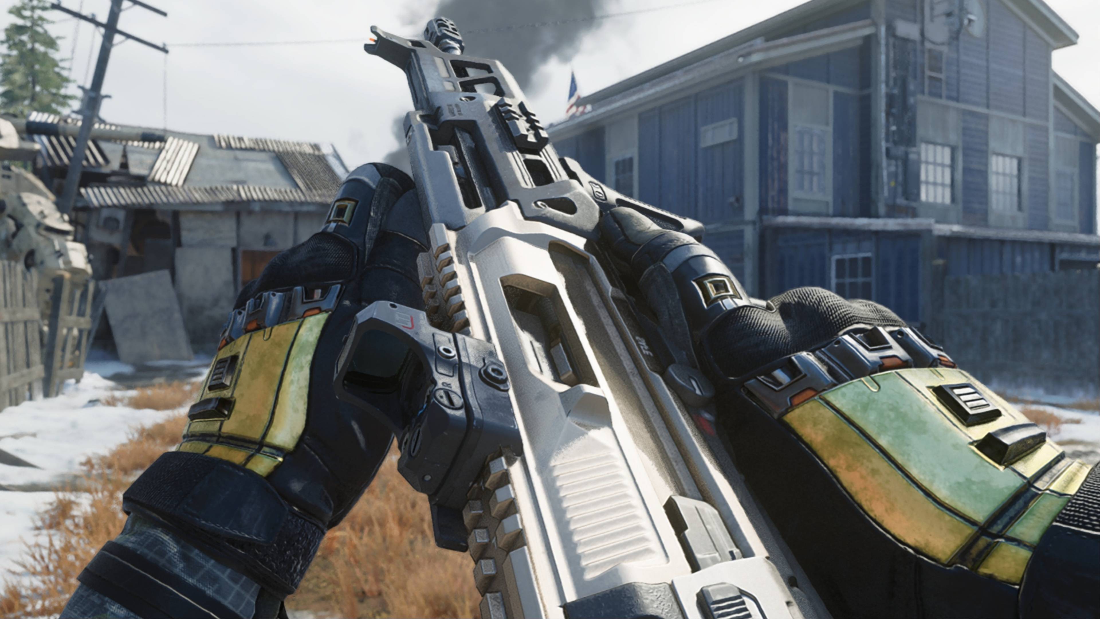 Inspecting the MPC-25 in Call of Duty: Black Ops 7.