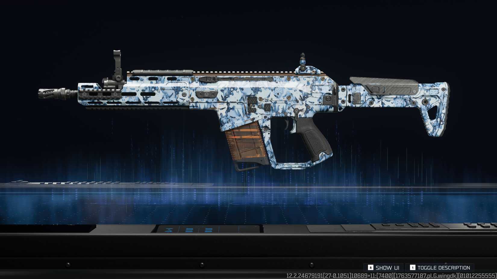 A look at the Skulls Weapon Prestige Camouflage on the MXR-17 in Call of Duty: Black Ops 7.