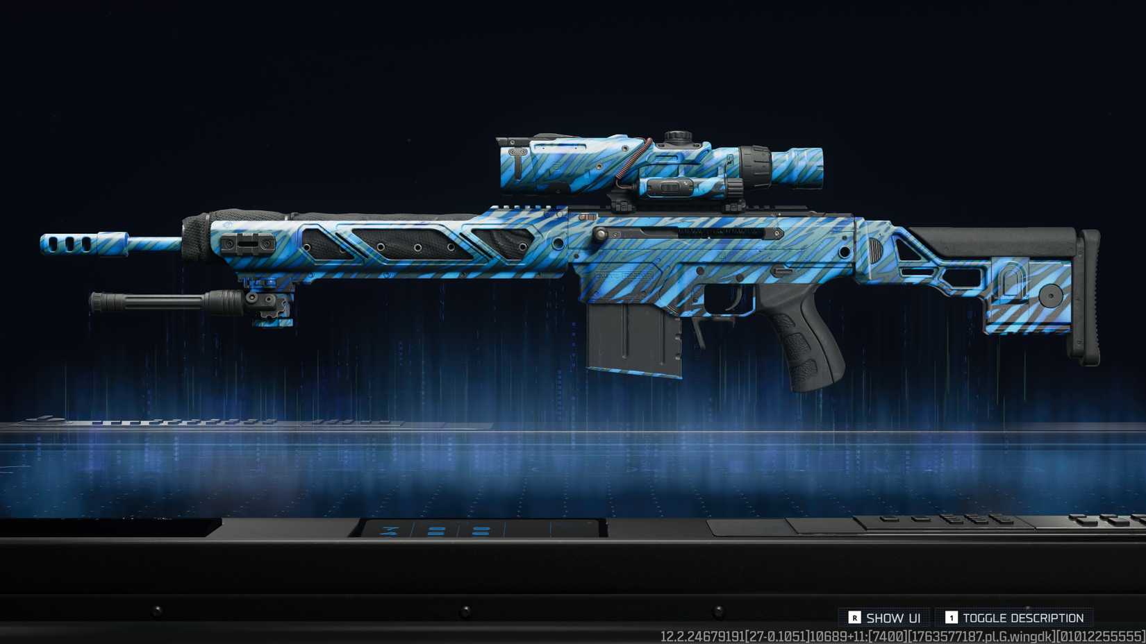 A look at the Frenetic Weapon Prestige Camouflage on the Shadow SK in Call of Duty: Black Ops 7.