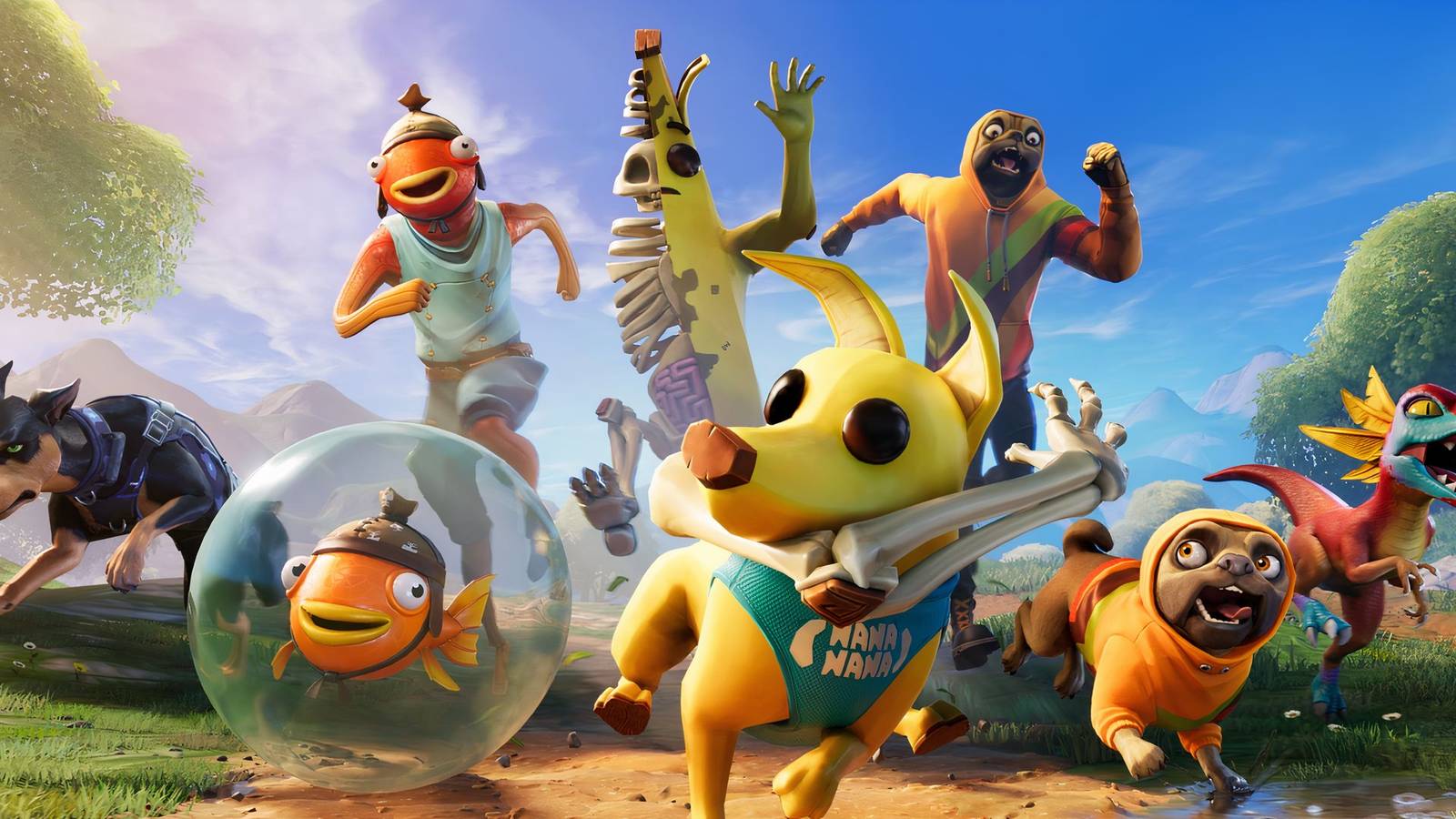 Fortnite's lineup of Sidekicks.