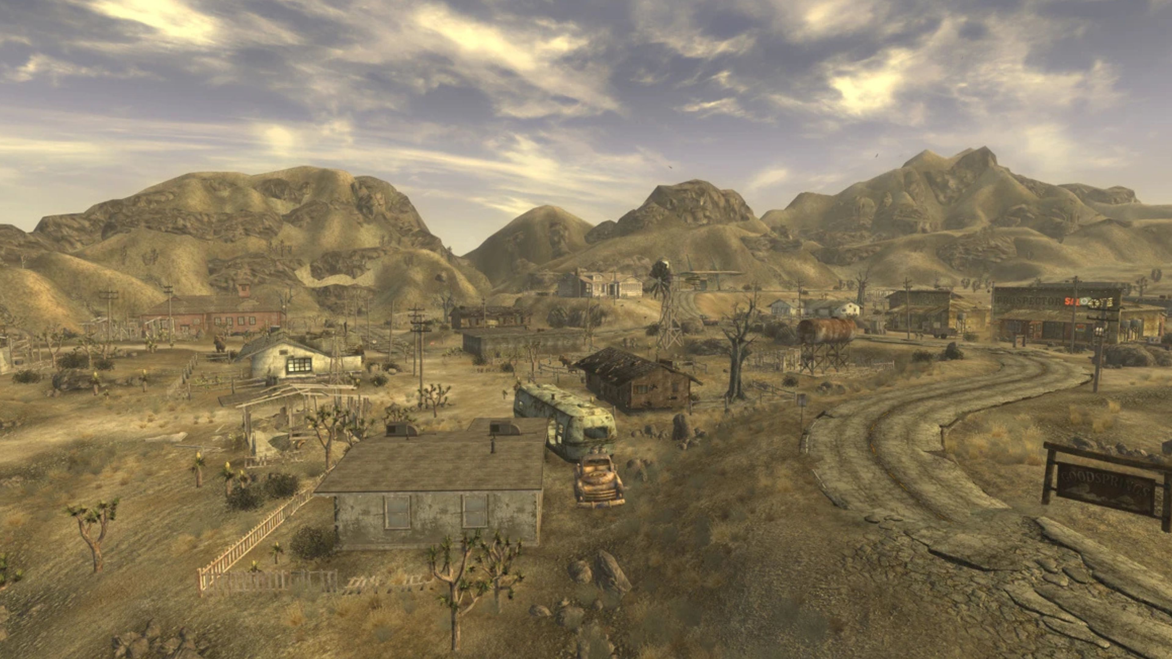 Goodsprings, Nevada, cenário de Fallout: New Vegas.