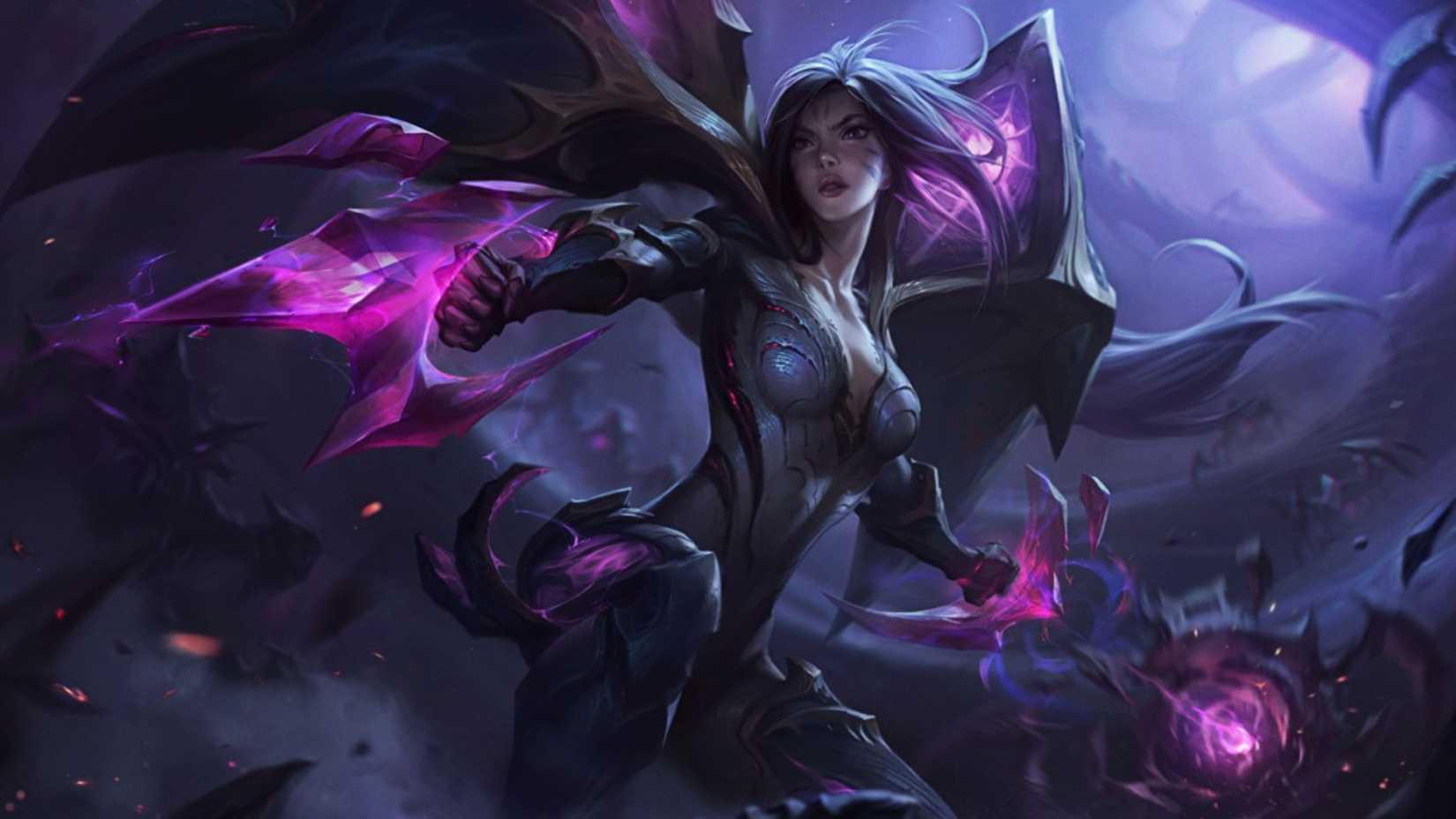 Kai'Sa's original splash art from League of Legends.