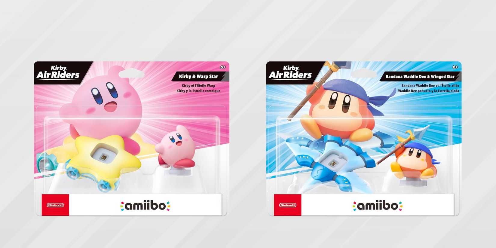 Cover for Kirby and Bandana Waddle Dee's Air Riders amiibo.