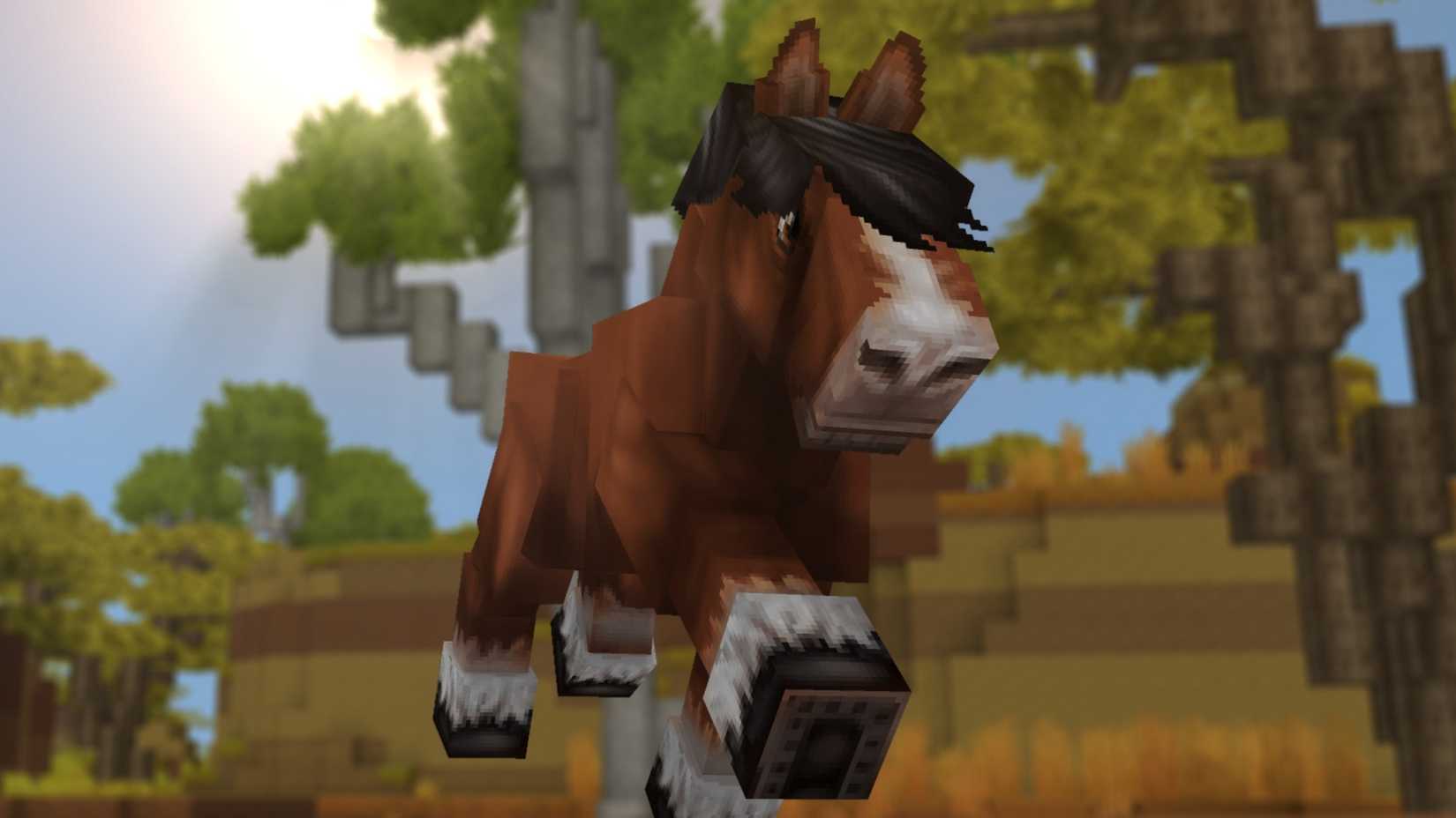 a horse from hytale.