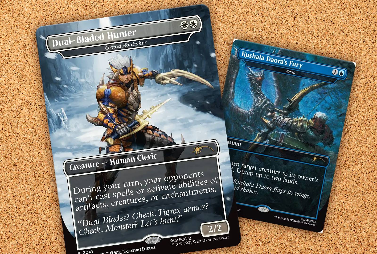 monster hunter mtg cards Official Magic The Gathering x Monster Hunter Collab Cards : r/MonsterHunter