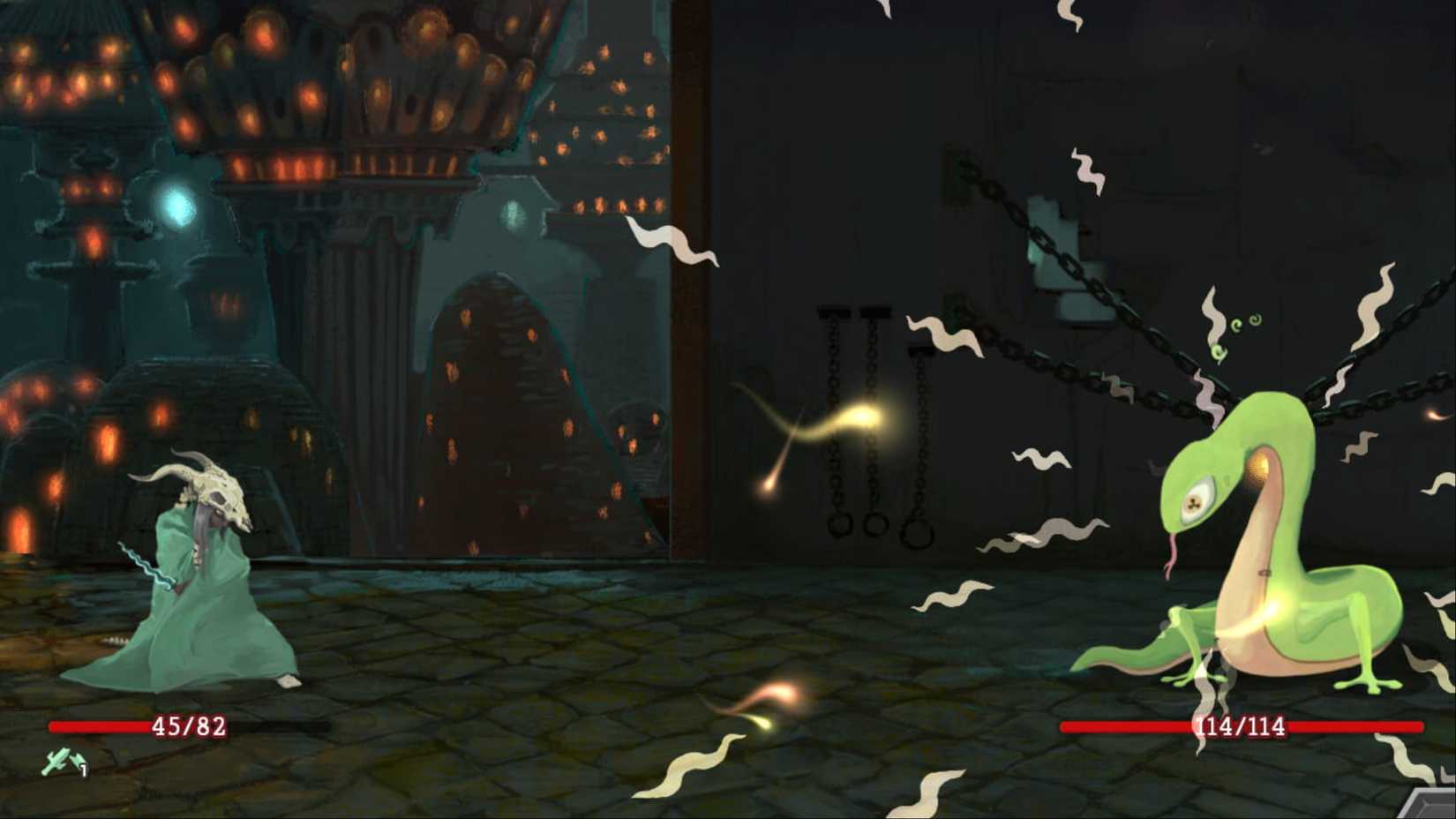 Snecko and Silent face off in Slay the Spire.