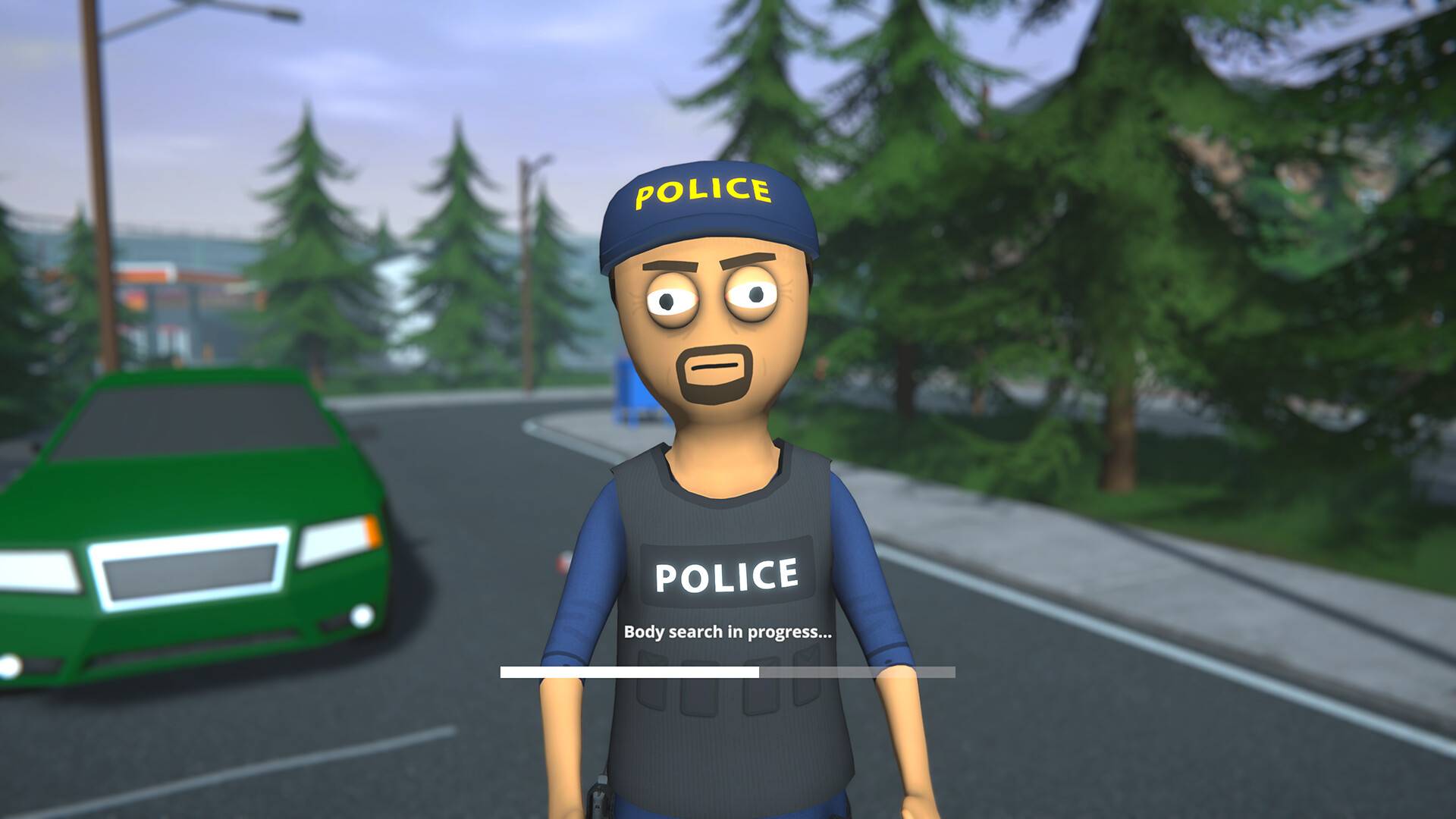The police searching the player in Schedule 1.