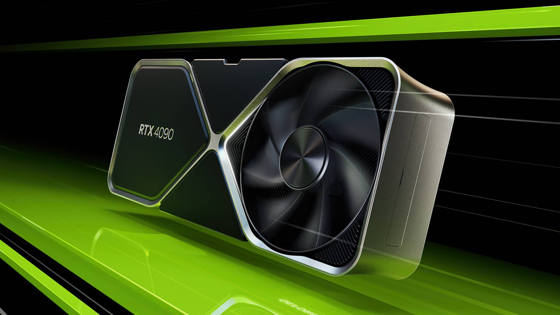An Nvidia graphics card.