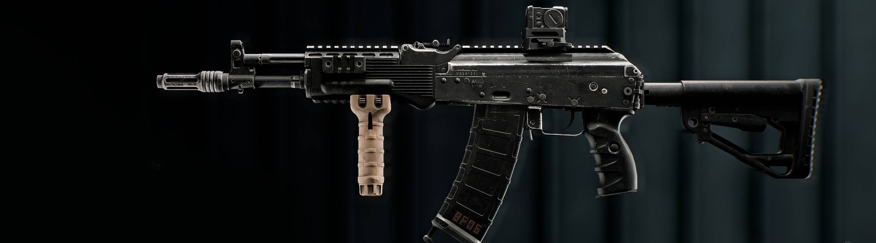 Battlefield 6 AK-205 closeup.