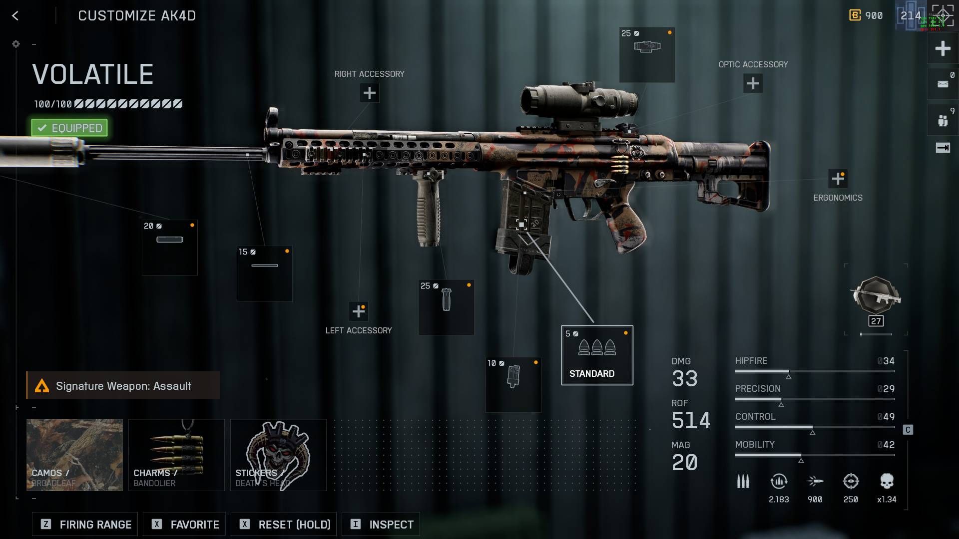 Battlefield 6 Ak45 full loadout.