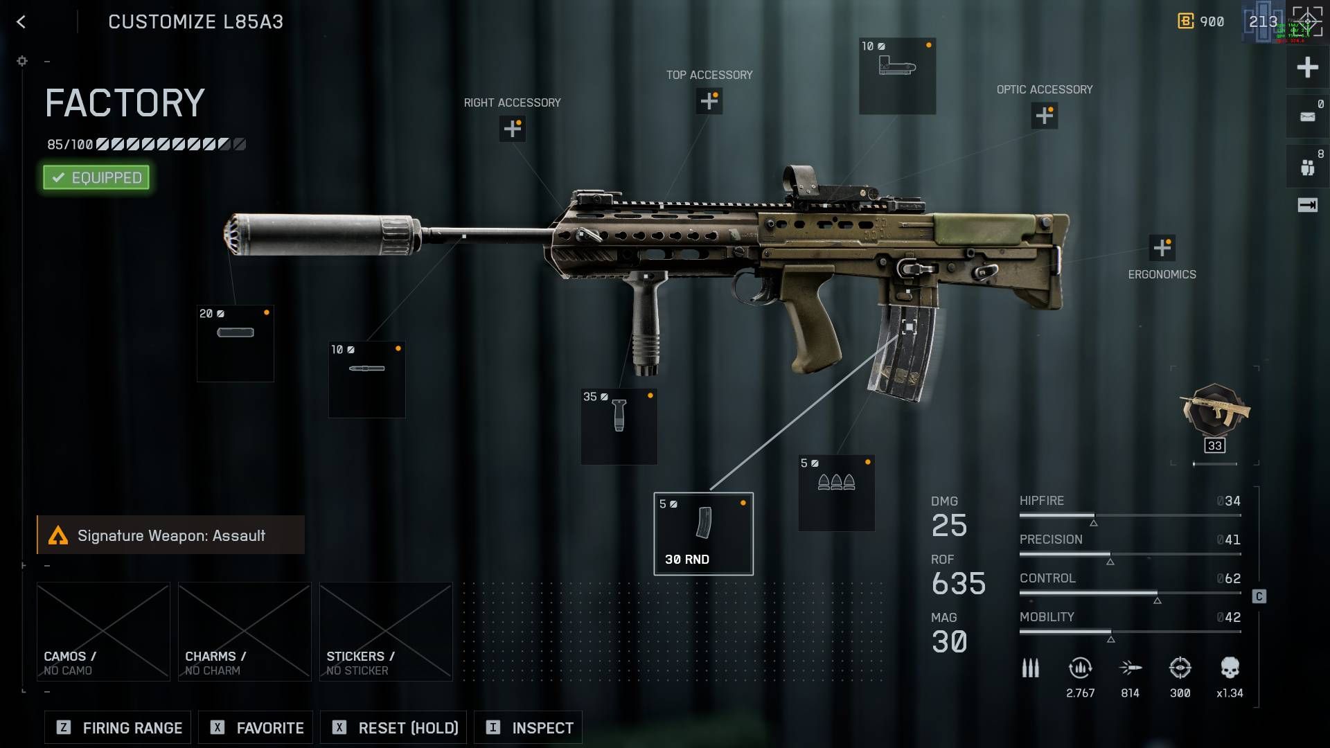 Battlefield 6 l85a3 full loadout