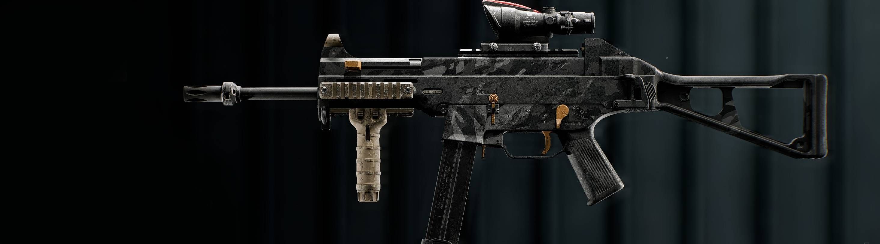 Battlefield 6 UMG-40 SMG closeup.