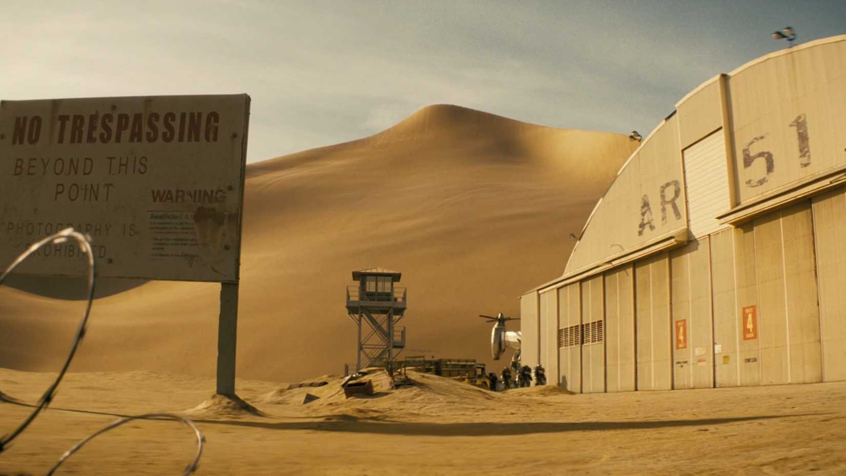 Brotherhood of Steel arriving at Area 51 in Fallout Season 2.