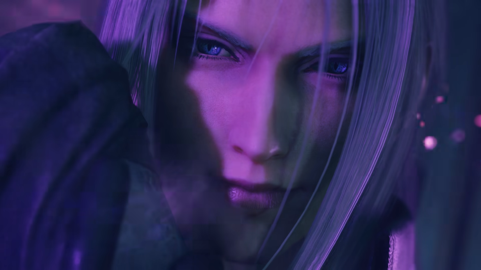 close up of sephiroph in final fantasy 7 rebirth.