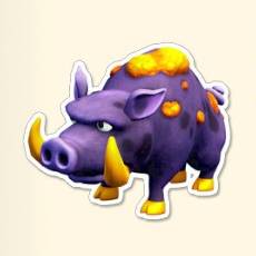 Golden Truffle Pig icon for Two Point Museum Zooseum.