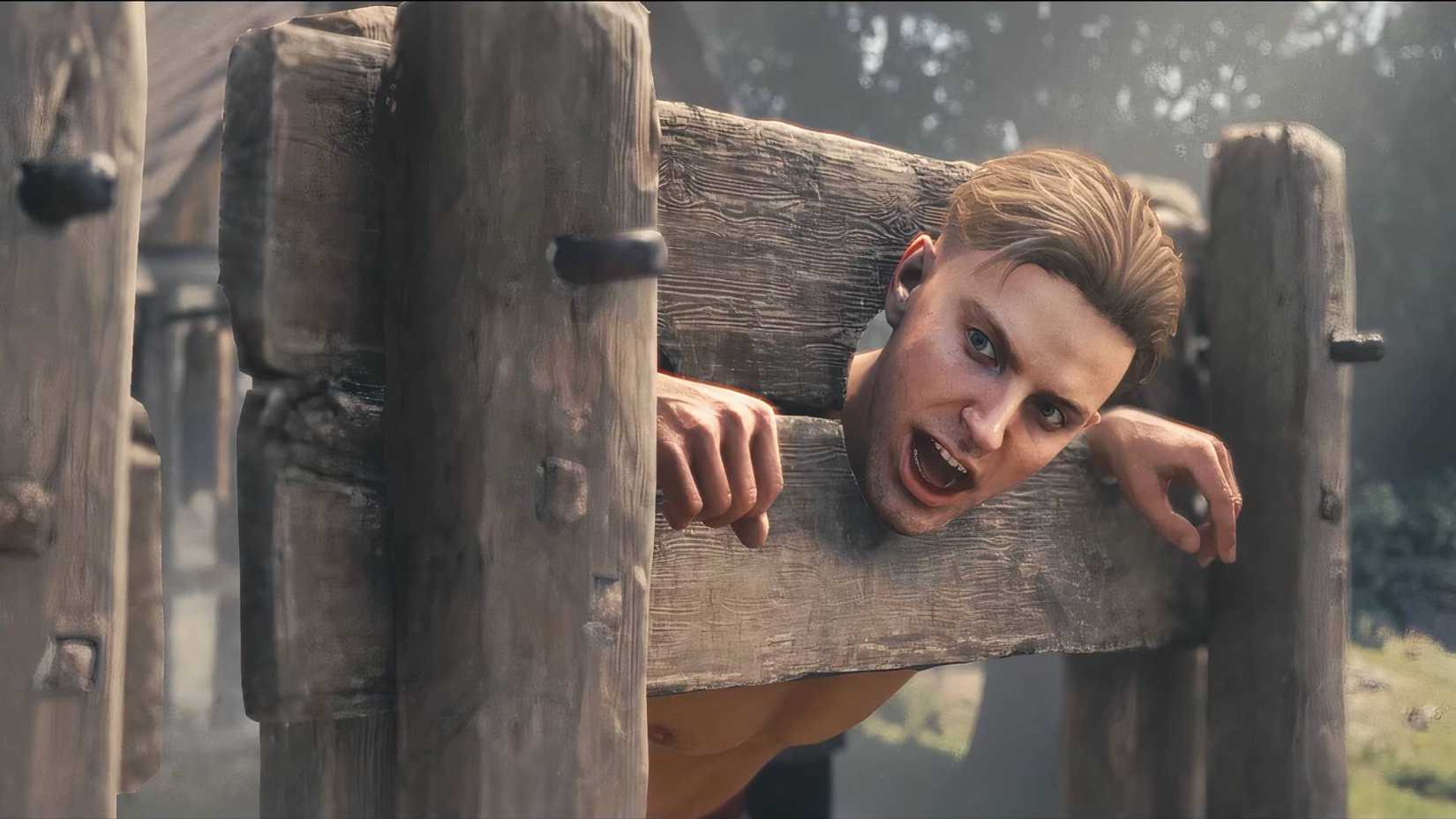 hans capon screams in the warehouses in the kingdom come deliverance 2.