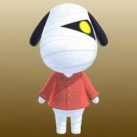 Lucky in Animal Crossing New Horizons