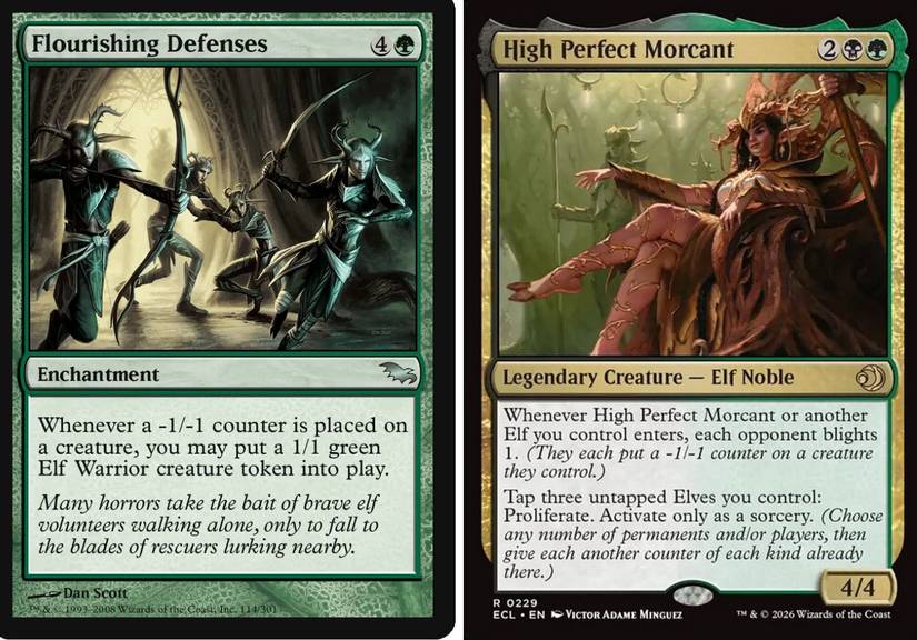 Magic The Gathering Flourishing Defenses And High Perfect Morcant