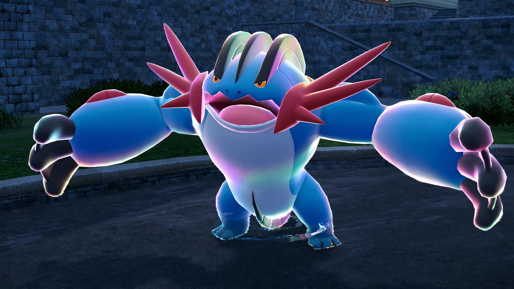 Mega Swampert in Pokemon Legends: ZA after using Swampertite Mega Stone-1