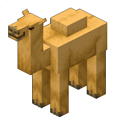 Minecraft camel portrait.