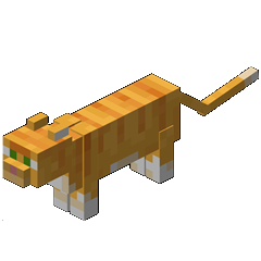 Minecraft Cat portrait.