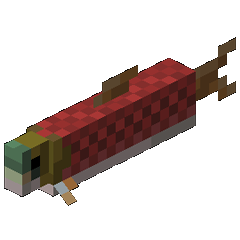 Minecraft Salmon portrait.