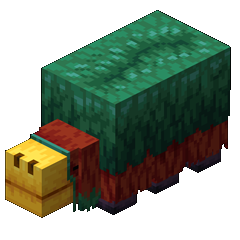 Minecraft sniffer portrait.