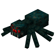 Minecraft Spider portrait.