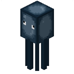 Minecraft Squid portrait.