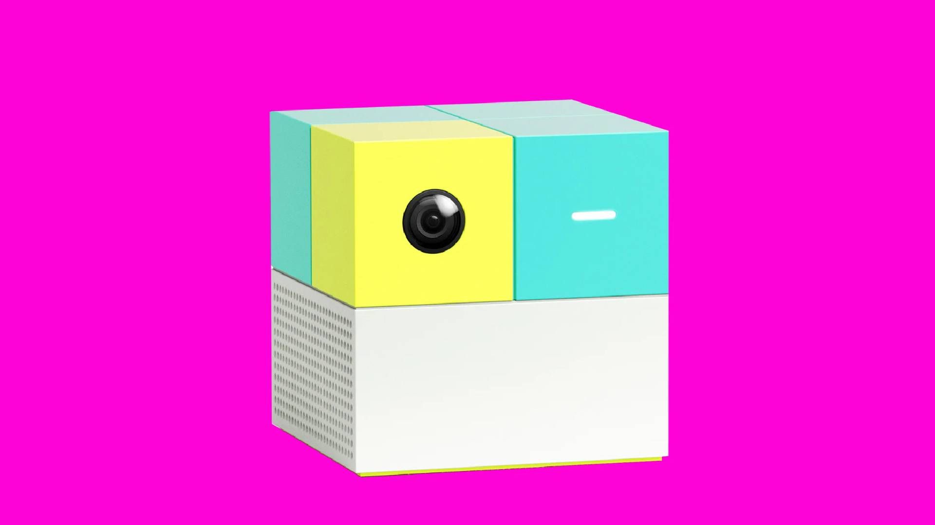 Imagem do dispositivo NEX Playground em uso.