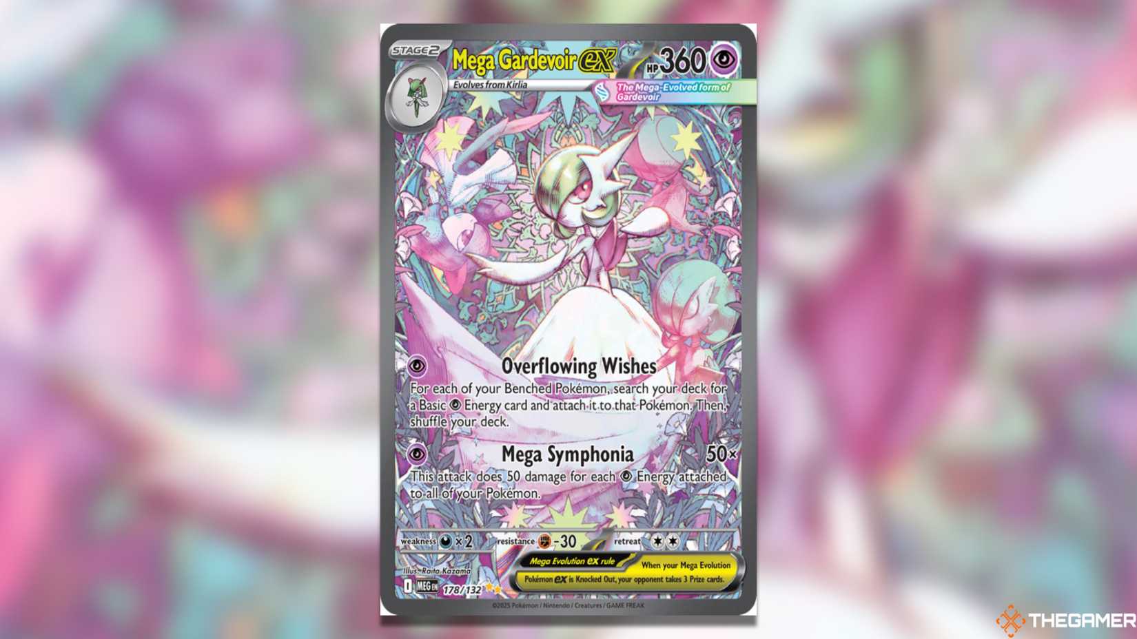 Mega Evolution Mega Gardevoir ex SIR from Pokemon TCG.
