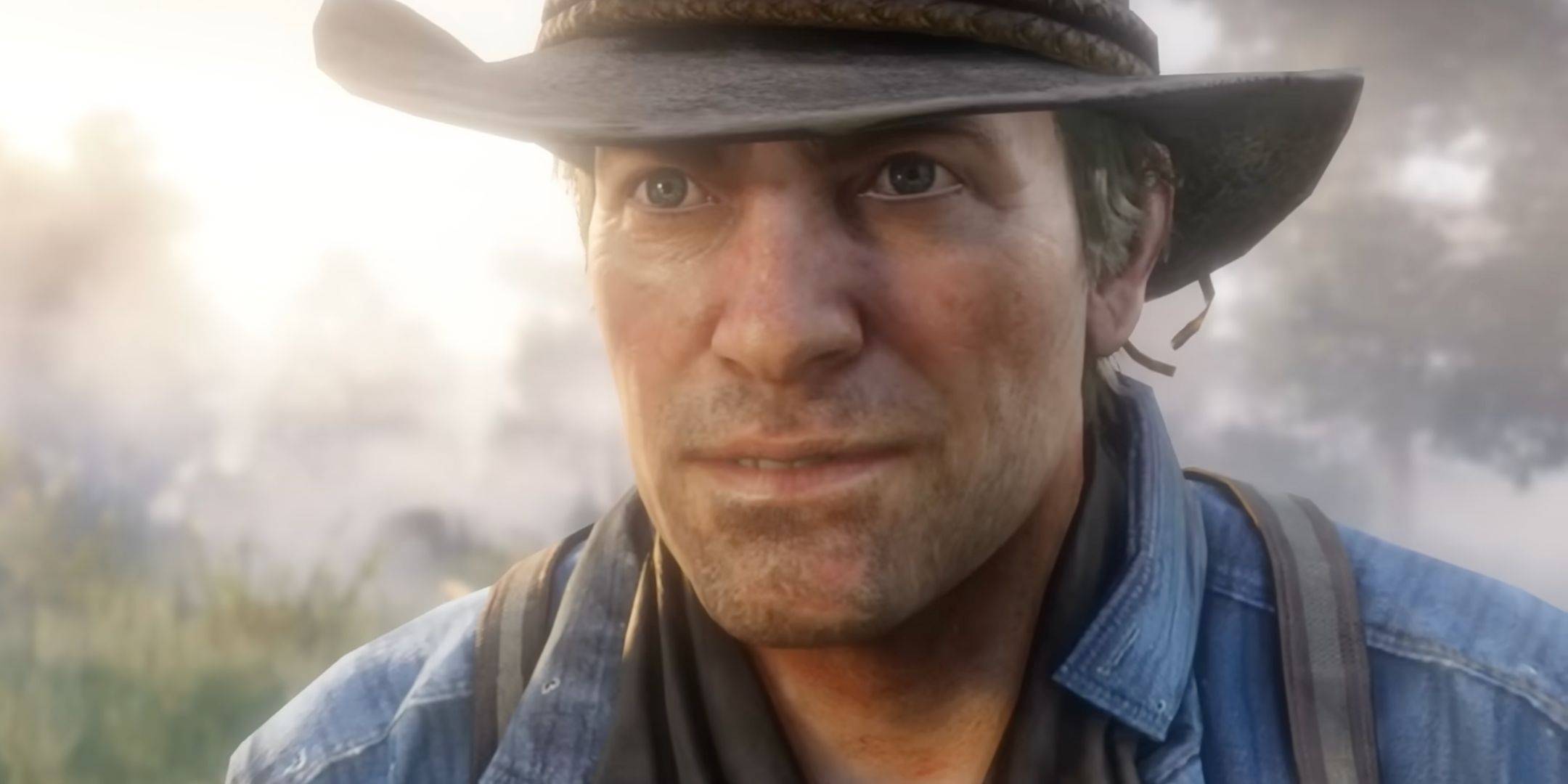 Arthur Morgan in the second trailer for Red Dead Redemption 2.