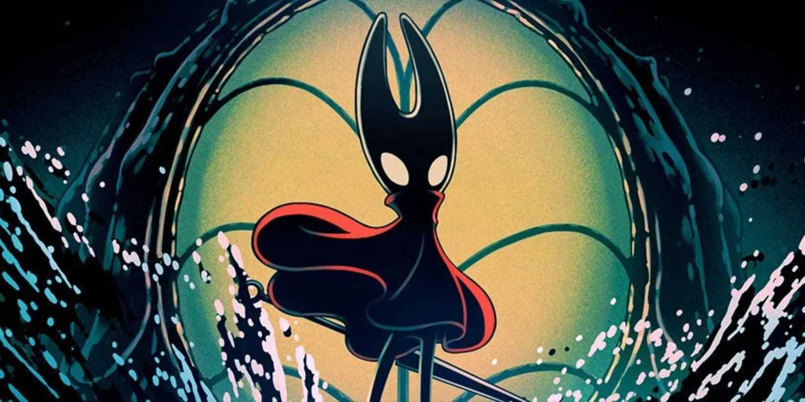 Hornet in key art for Hollow Knight: Silksong's Sea of Sorrow DLC.