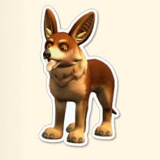 Sonic Wolf icon for Two Point Museum Zooseum.