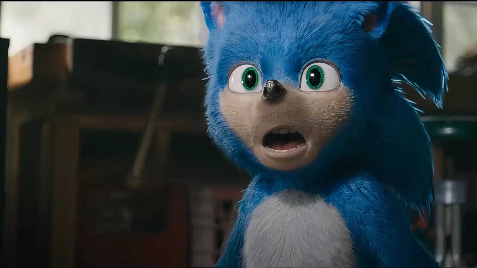 The original version of Sonic from Sonic The Hedgehog.