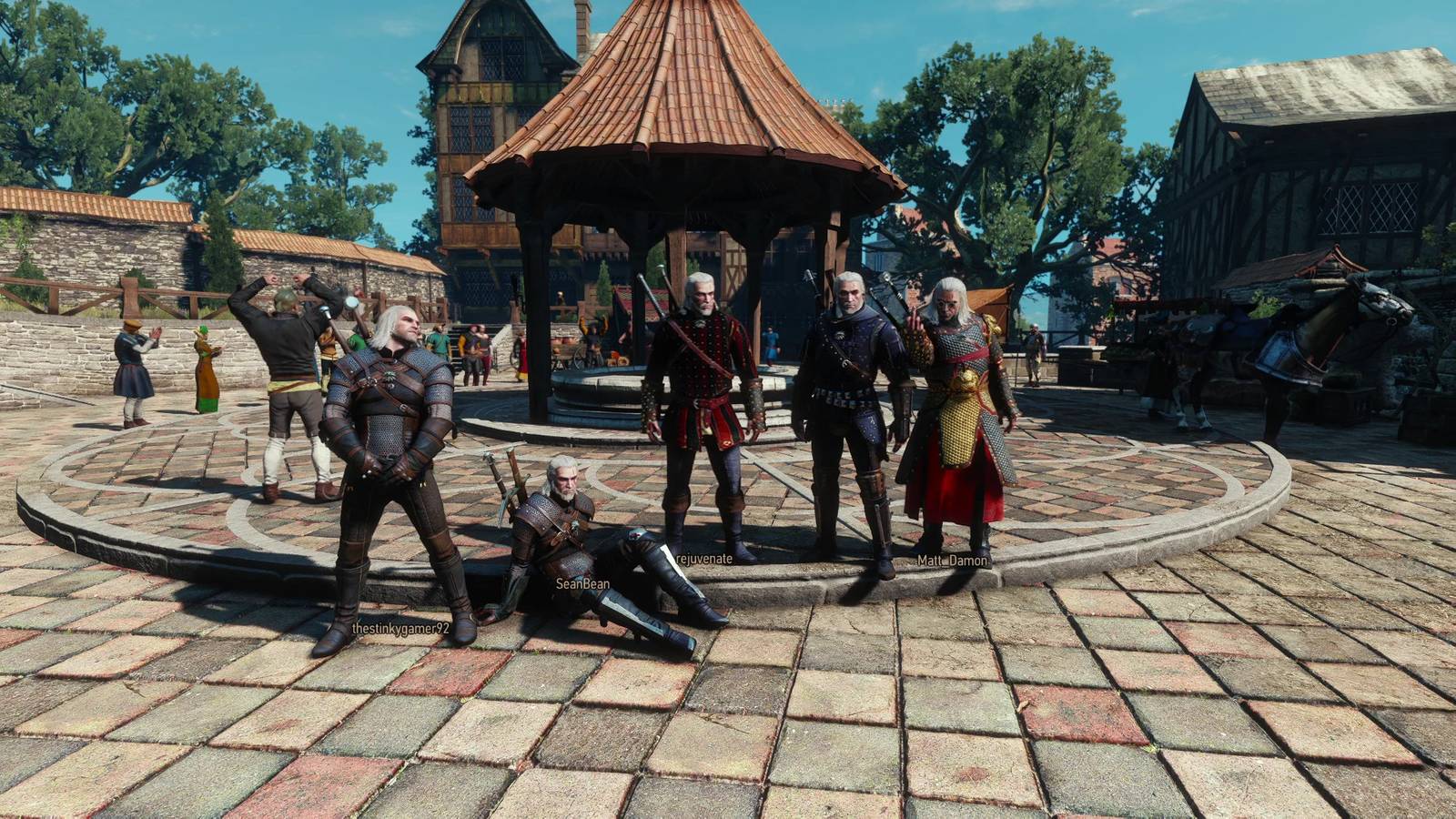 The Witcher 3 multiplayer mod.