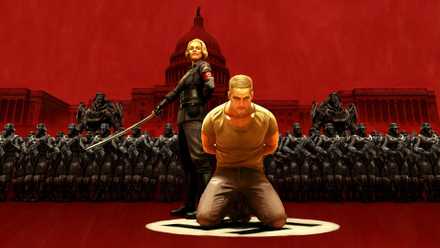 A Nazi prepares to execute BJ in Wolfenstein: The New Colossus.