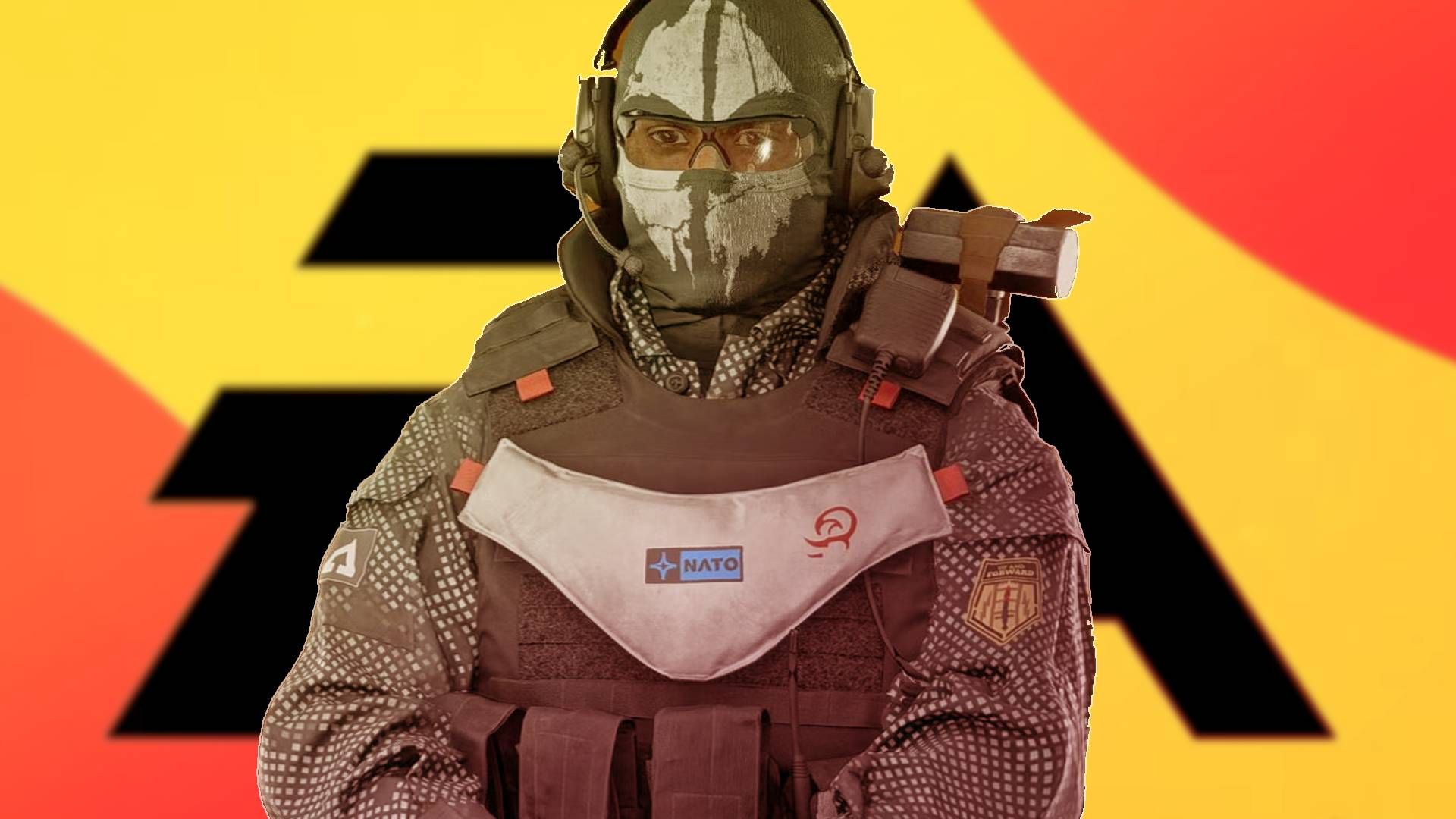 Battlefield 6 skin on an EA background.