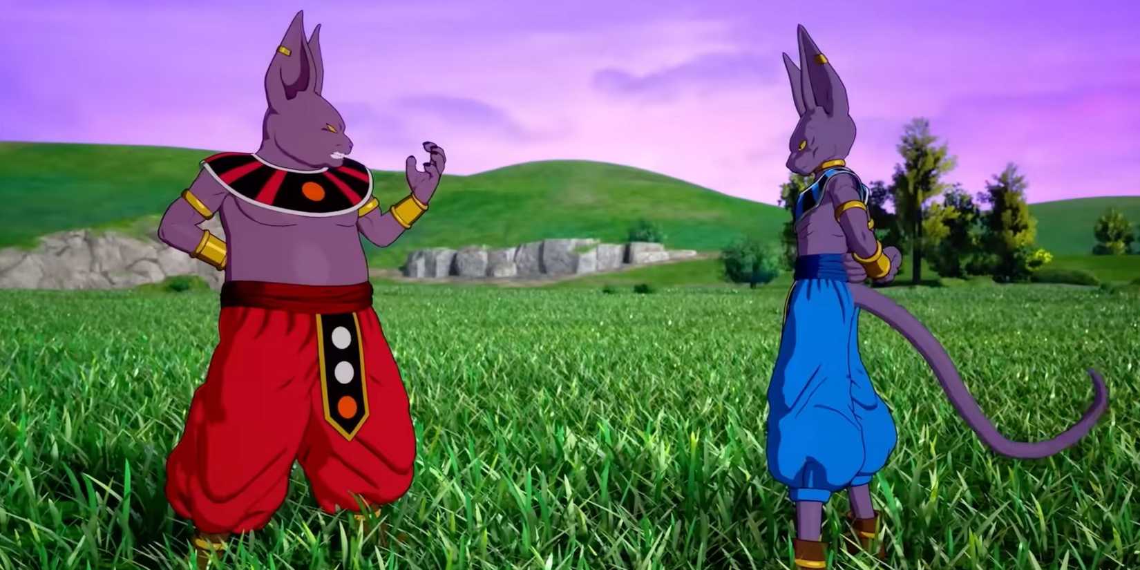 In Dragon Ball: Sparking Zero, Champa and Beerus stand side by side.