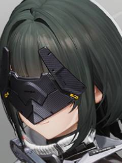 Arknights_ Endfield मा मास्क सहित चरित्रको अनुहारको Endmin क्लोज-अप।