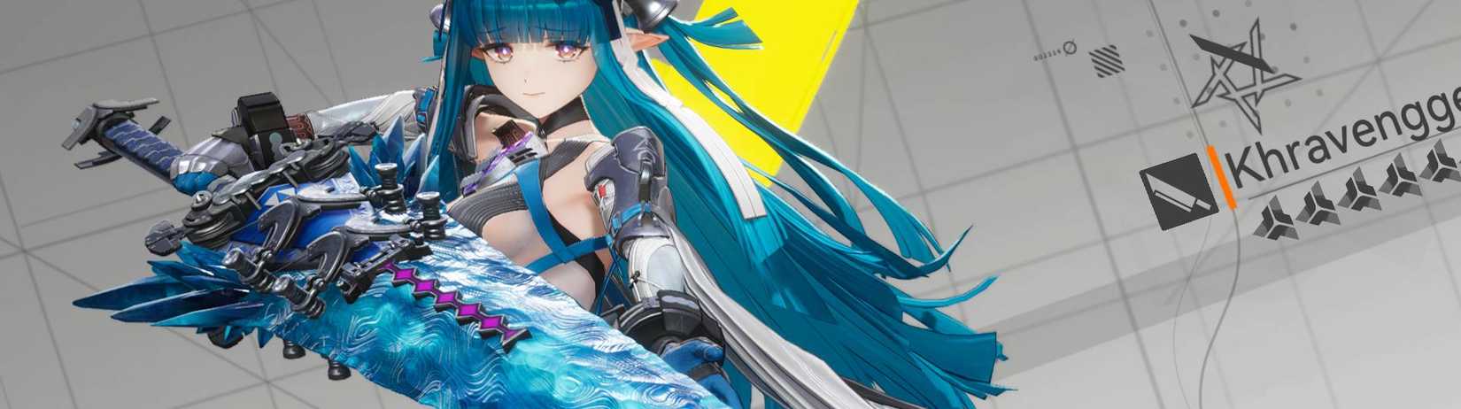 Endmin with a sword in Arknights: Endfield.