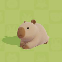 Heartopia Animal Portait - Capybara.